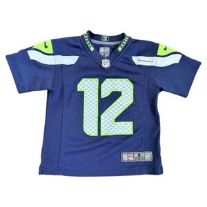 NFL Nike Seattle Seahawks 12 Fan College Navy Jersey